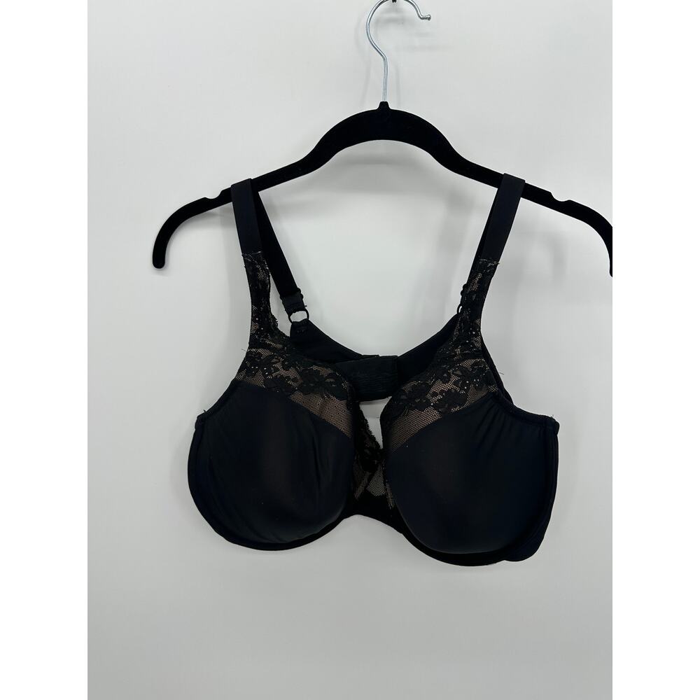 Olga‎ by Warners Cloud 9 Full-Figure Underwire Bra GF7961A Size 42D Black Sexy